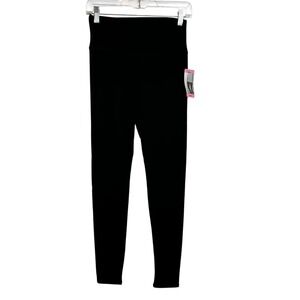 Luxe Legging Womens Black High Waist Stretch Comfort Athleisure Pants Size Small